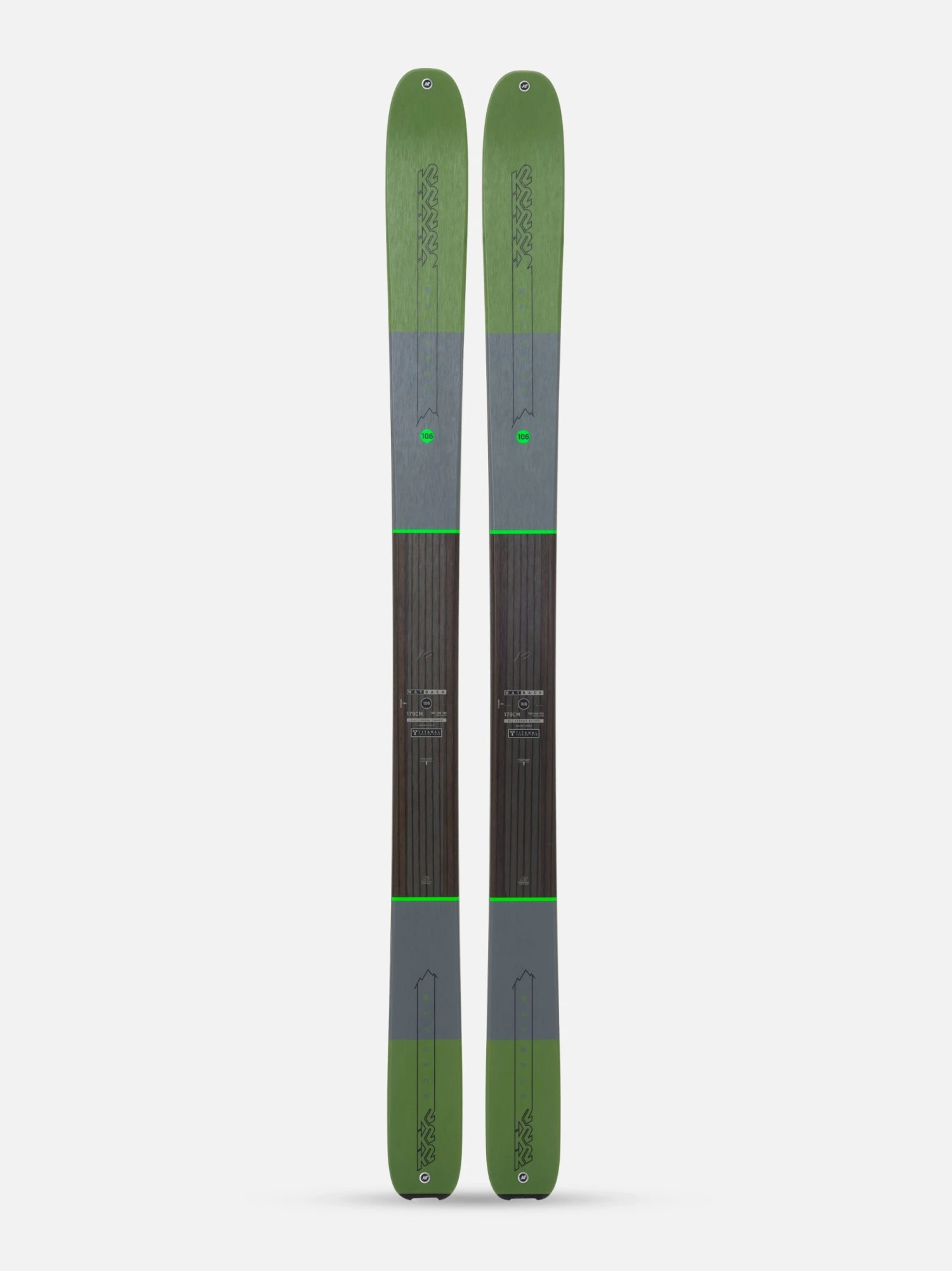 K2 Wayback 106 Men's Skis 2024 3 K2 Wayback 106 Men's Skis 2024